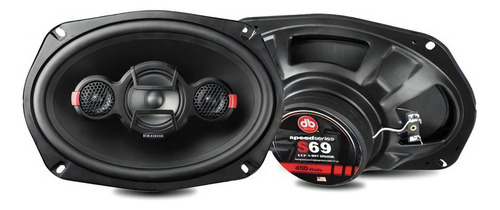 Set De Bocinas Db Drive S69 450w / 125w Rms 6x9 PuLG 4 Vías Color Negro