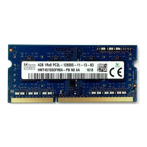 4gb Ddr3l 1600mhz Dual Rank 1.35v 204-pin Laptop Memory