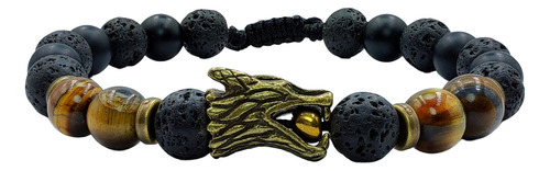 Pulsera Dragón Bronce - Joyería Fenix