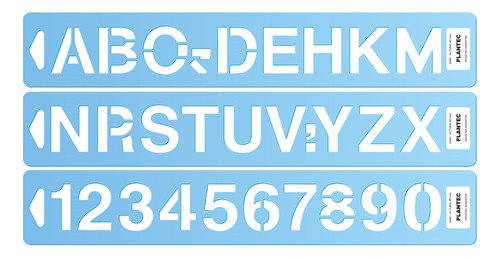 Letrografo Fresado Helvetica 12240 Plantec 40mm