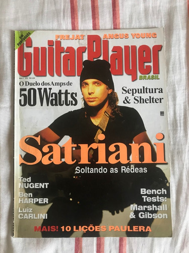 Revista Guitar Player N°2 #2 Joe Satriani - Fevereiro 1996