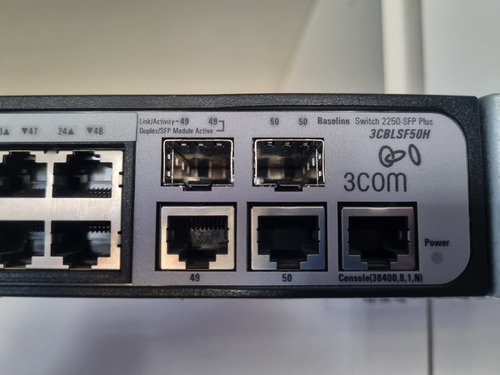 Switch 48 Puertos 3com Baseline 2250-sfp