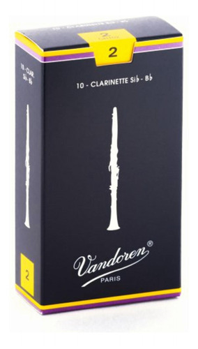 Vandoren Cr101 Bb Cañas Tradicionales Para Clarinete