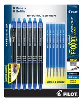 Comprar 6 Plumas Pilot Frixion Point Borrable 0.5mm + 6 Repuestos