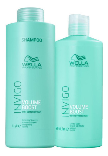 Kit Wella Pro Invigo Volume Er Profissional - Sh E Másc