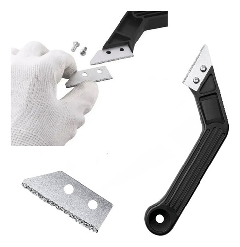 Kit 2 Raspador Removedor De Rejunte Argamassa Com Tungstenio