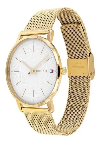 Reloj Tommy Hilfiger Dorado De Mujer Tejido 1782245 Color del fondo Blanco