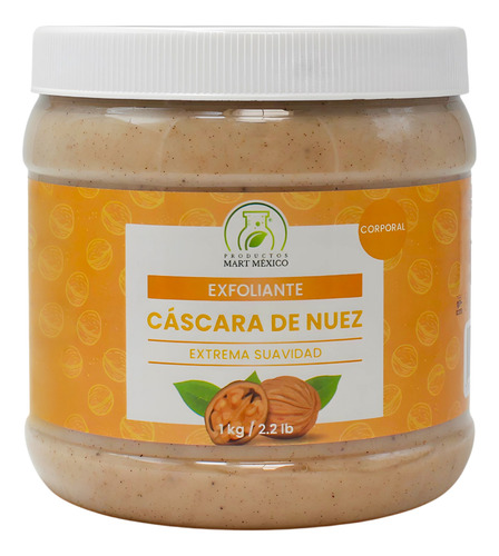 Exfoliante De Cascara De Nuez Facial & Corporal (1 Kilo)