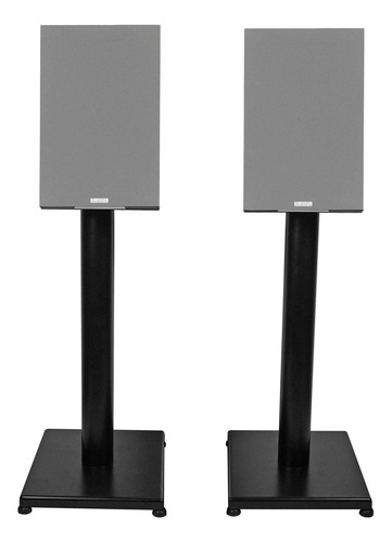 Soporte Altavoz Acero Negro 21  Para Estanteria Audio Pss-52