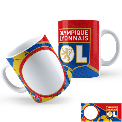 Taza Cerámica Olympique Lyonnais Aa Calidad