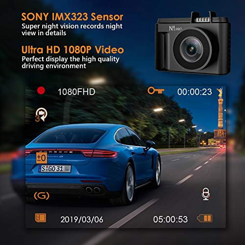 Vantre N1 Pro Full Hd 1080p Mini Dash Cam Vehiculo Yn