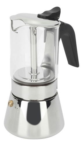 Cafetera Cubana Moka Pot Visible Body Greca Stainless