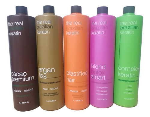 Argan Liss Alisado The Real Brazilian Keratin Acai+cacao 1lt