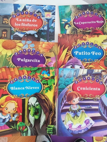 Set De Cuentos Infantiles: Clásicos Ilustraciones A Color