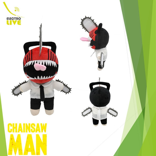 Imagen 2 de 2 de Peluche - Chainsaw Man - 22cm X 30cm