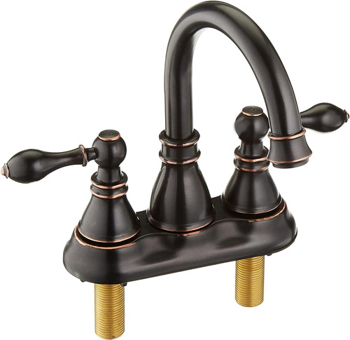 F-4501-nb Grifo Lavabo De Baño De Bronce Frotado Aceit...