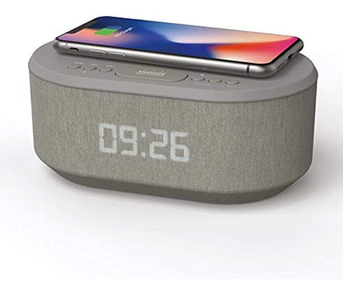 Radio Despertador Junto A La Cama Con Cargador Usb, Altavoz