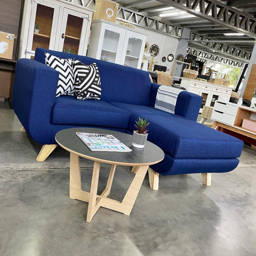 Sillón Retro 2cpos + Camastro Móvil Chenille Antidesgarro