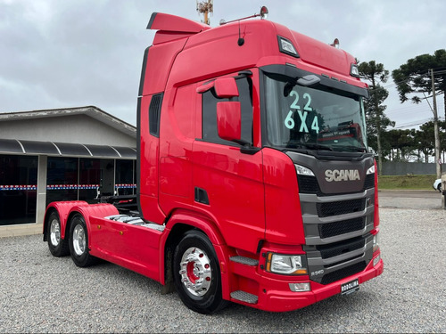 Scania R540 6x4 Ano 2021/2022 Vemelho Freio Retarder R 540 