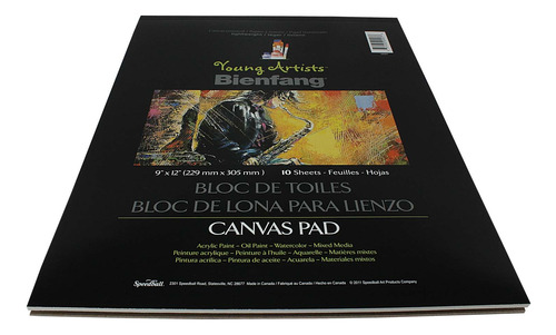 Block Bienfang Canvas Tipo Lienzo 22x30cm 10hj 224gr