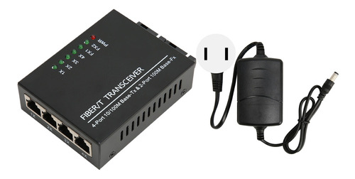 Transceptor De Fibra Con Convertidor De Medios Tx1310nm/rx15