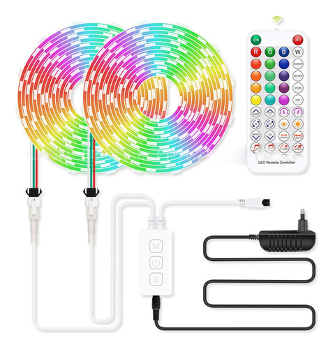 Controlador De Banda Led De Música Sp611e Ws2812b Ws2811, Ir