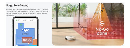 Aspiradora robot Ultenic T10 Pro blanca 14.4W