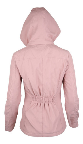 Imagen 6 de 7 de Gabardina Dama Con Gorro Desmontable Impermeable Lj21-100