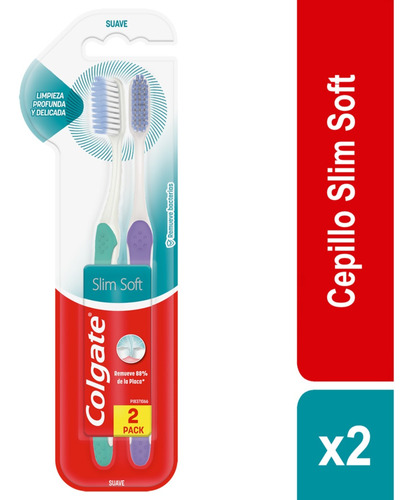 Cepillo Dental Colgate Slim Soft X 2und