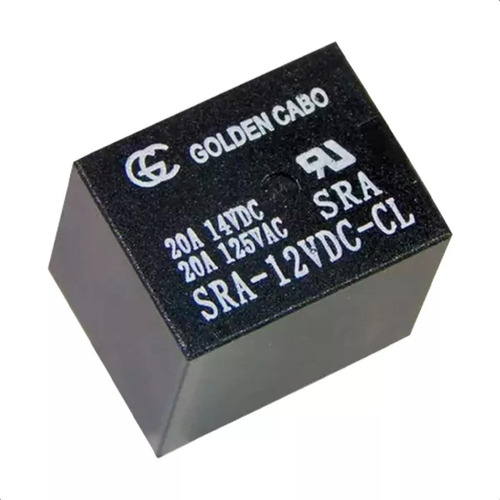 20 Mini Relê Auxiliar 5 Pinos Universal Eletronica 20a