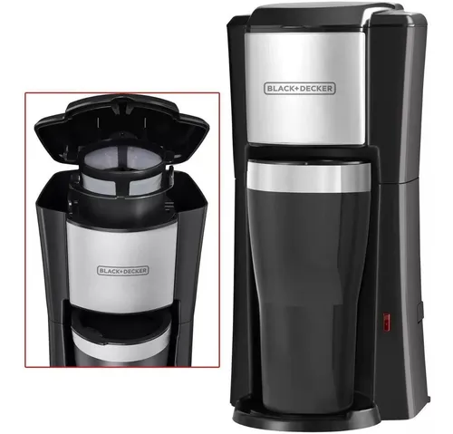 Cafetera Individual Black & Decker Termo y Filtro Permanente