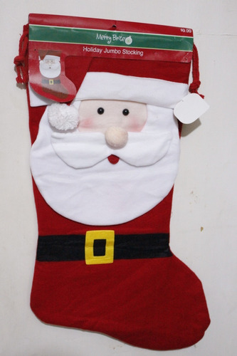 Bota Navideña Merry Brite   Santa Claus  73cm  