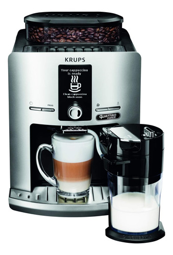 Krups Espressa Latt Espress Silver - Cafetera De Granos