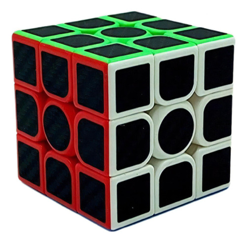 Cubo Mágico Cúbico De 3x3x3 Piezas Fibra Carbono + Regalo