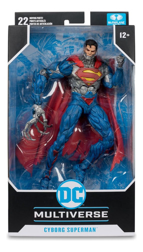 Cyborg Superman Figura New 52 Dc Multiverse Mcfarlane Toys