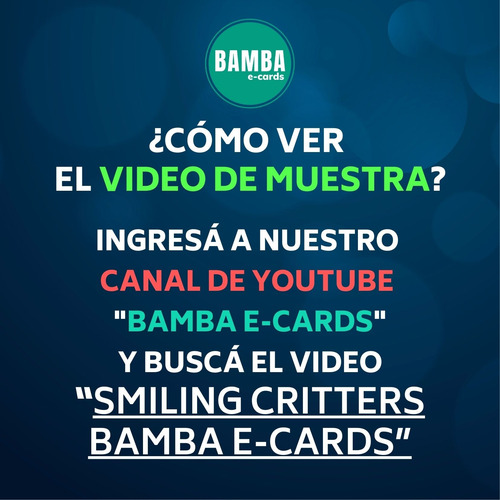 Video Invitación Animada - Cientos De Modelos - Smiling Critters