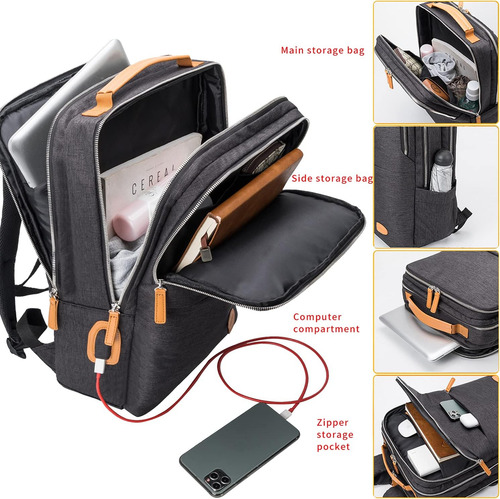 Nobleman Mochila Para Hombre, Mochila Para Portátil, Impe...