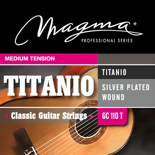 Cuerdas De Nylon Titanio Magma Para Guitarra Clasica 