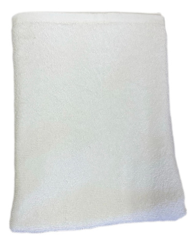 Toalla Blanca Algodón Mayoreo Medio Baño 50 Piezas