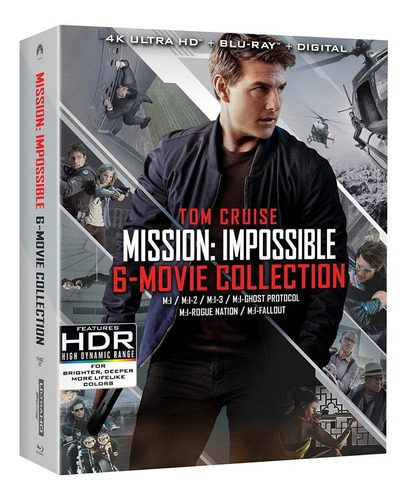 Blu Ray 4k Ultra Hd Mission Impossible 6 Movie Collection 