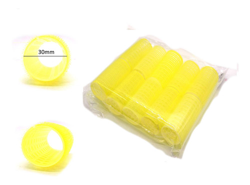 Ruleros De Velcro 10u  30 Mm Peluquería 