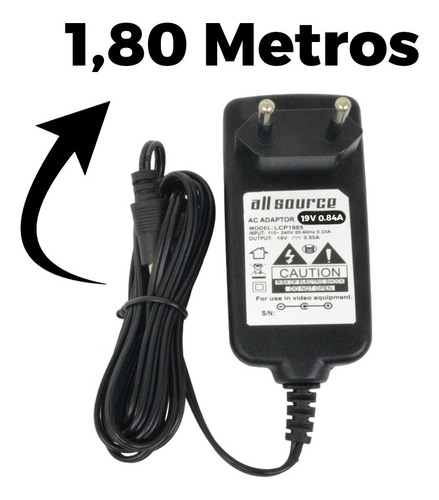 Fonte Compativel Mod: Ads-25fsf-19 (19v-0.84a) Eay65888901