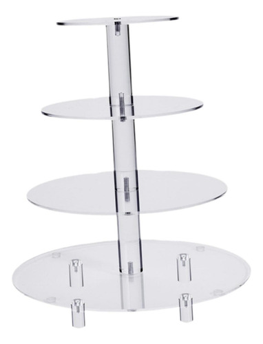 A Mesa Con Soporte For Tartas Transparente Con Forma De