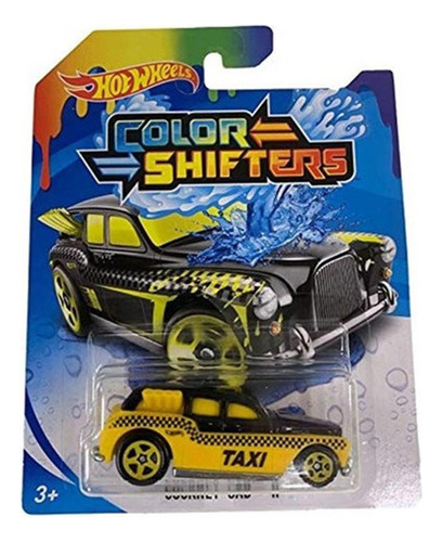 Color Shifter Hot Wheels Taxi City Work Series En Escala