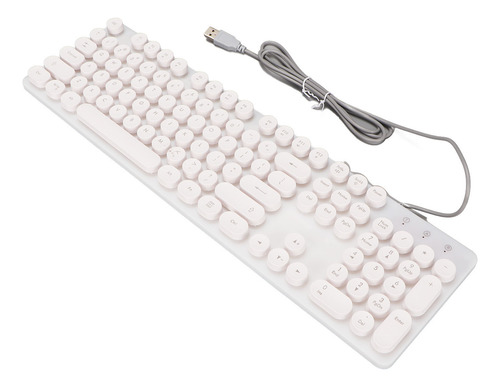 Teclado Mecânico Rbg Retroiluminado Usb 104 Teclas Para Jogo