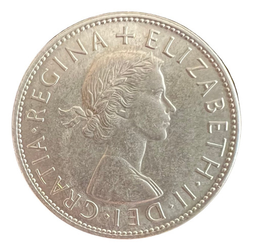Moeda Oficial Inglaterra 1967 Half Crown