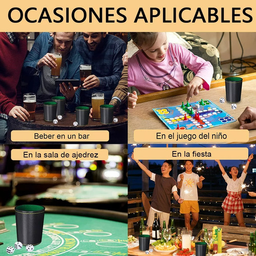 Juego De Mesa Juego De 4 Cachos De Eco Cuero Negro