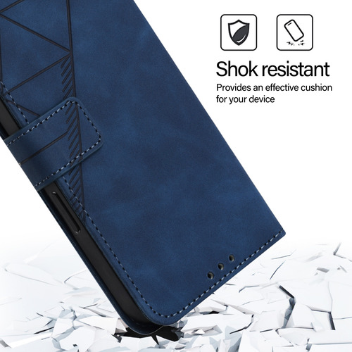 Funda De Piel Empresarial Para Motorola E15, A Prueba De Salpicaduras, 3 Ranuras Para Tarjetas, Soporte, Bloqueo Rfid, 6 Colores