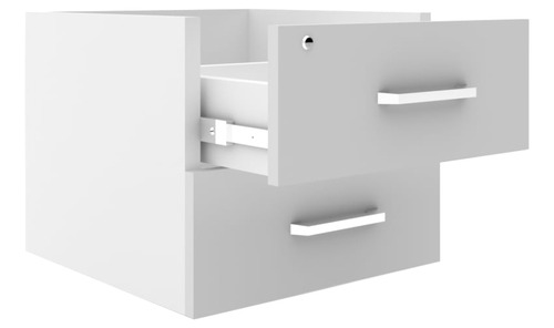 Cajonera Melamina Colgante Blanco Form