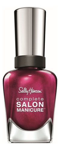 Esmalte De Uñas Sally Hansen Complete Salón Manicure Color 411 WINE NOT